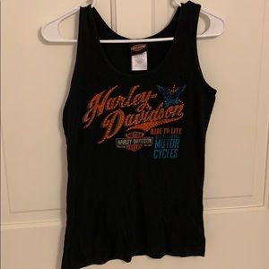 Harley-Davidson 100% Cotton women tank size L